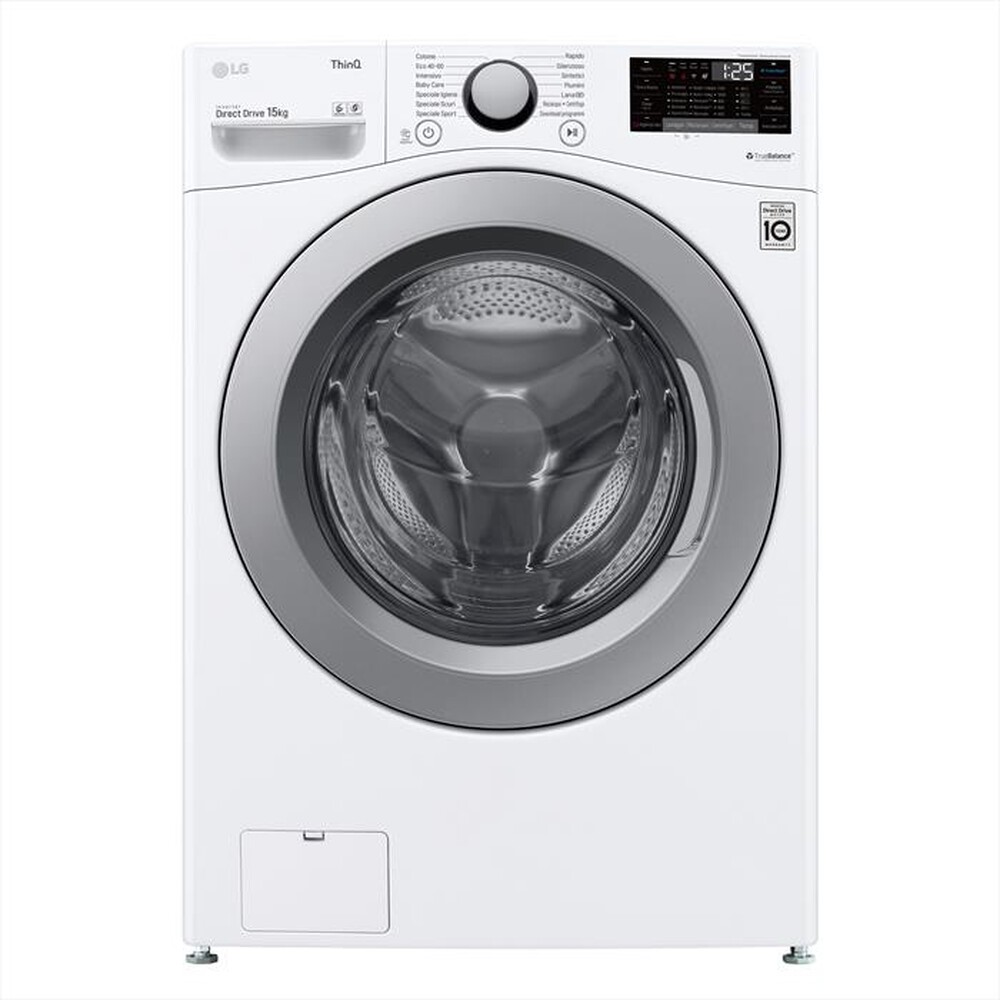 "LG - Lavatrice F1P1CN4WC 15 Kg Classe E-WHITE"