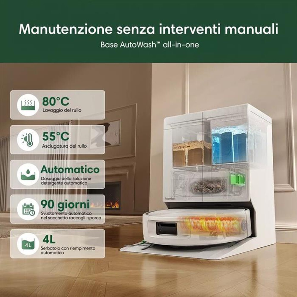 Immagine del prodotto iROBOT - Aspirapolvere robot ROOMBA 675 COMBO AUTOWASH-Black