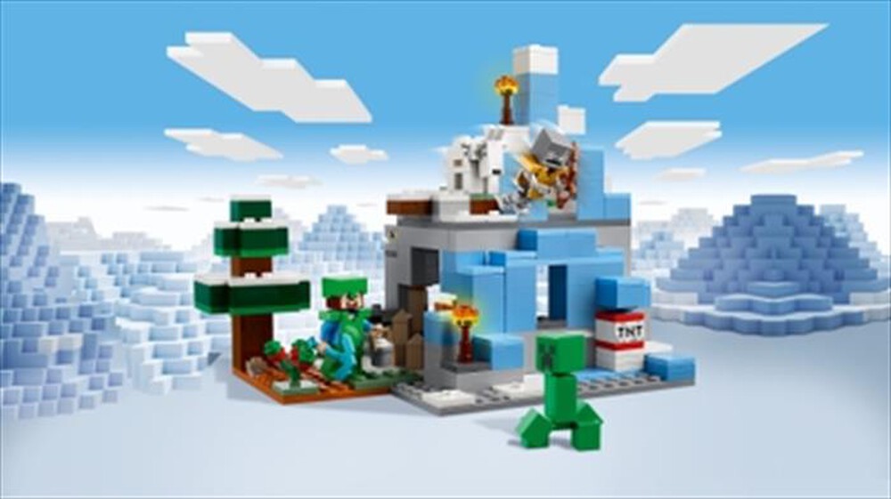 "LEGO - MINECRAFT I picchi ghiacciati - 21243-Multicolore"