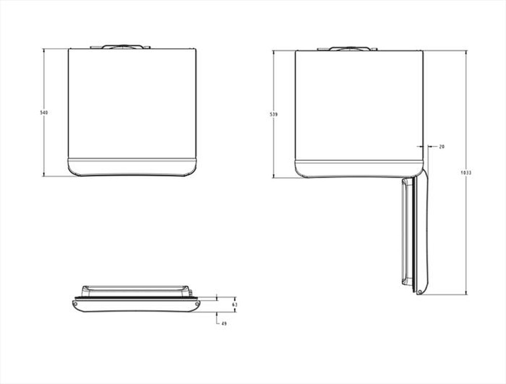"INDESIT - Frigorifero combinato NCAA 55 NX Classe F 228lt-Iridium"