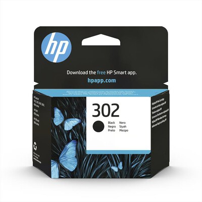 HP - Cartuccia 302 Nero F6U66AE-Nero