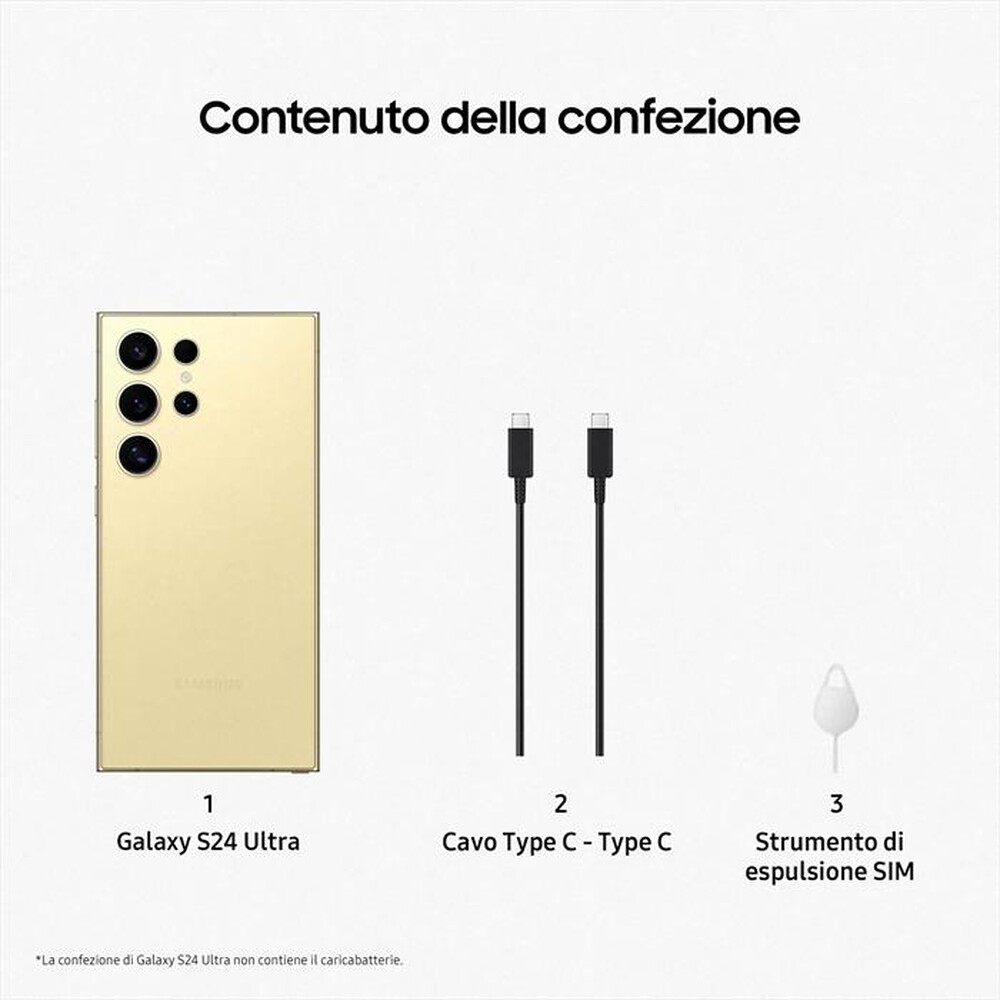 Immagine del prodotto SAMSUNG - GALAXY S24 ULTRA 256GB-Titanium Yellow