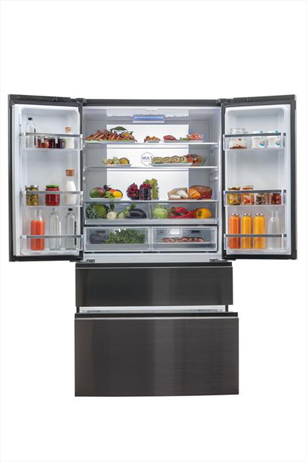Immagine del prodotto HAIER - Frigorifero side by side HB26FSNAAA Classe E-Acciaio Nero
