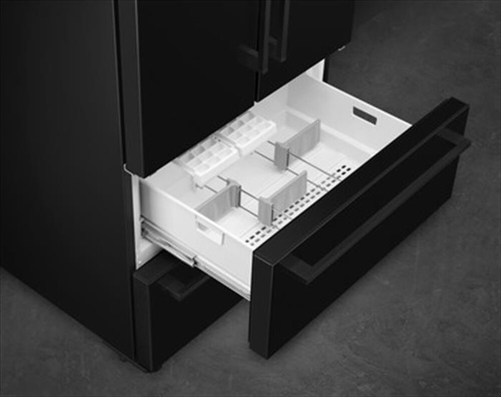 "SMEG - Frigorifero 3 e più porte FQ55FNDF Classe F 605lt-Nero"