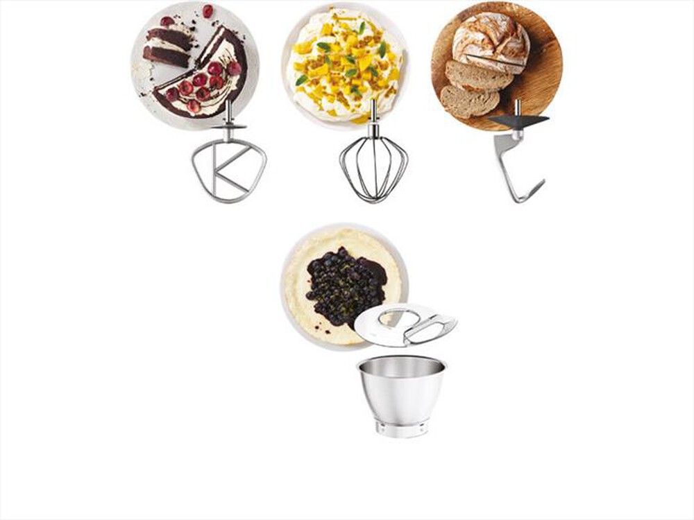 "KENWOOD. - Planetaria Titanium Chef Baker KVC65.001SI-SILVER"