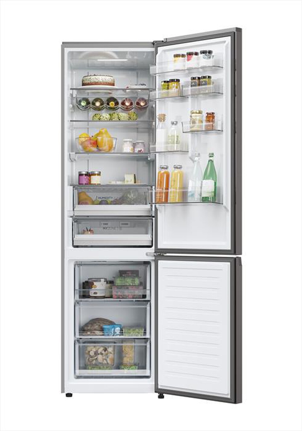 Immagine del prodotto HAIER - Frigorifero combinato HTR3518ENMX Classe C 406 lt-Nero