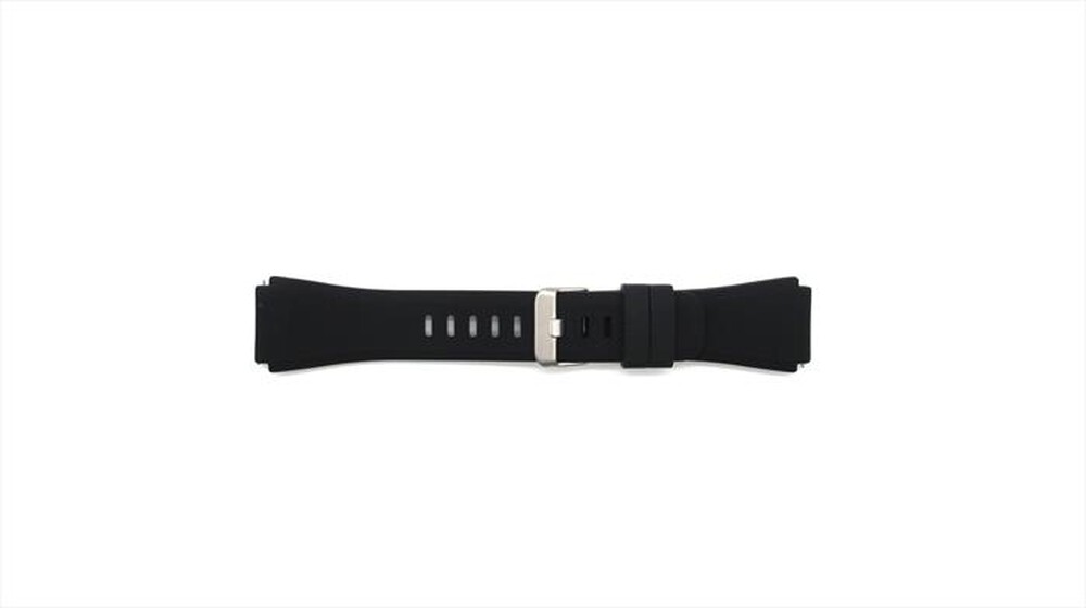 "AAAMAZE - CINTURINO IN SILICONE NERO 22MM-Nero"