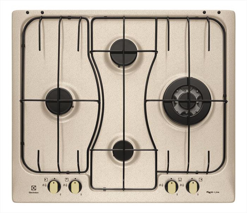 "ELECTROLUX - Piano cottura a gas RGG6243LON 4 fuochi 59,4cm-SABBIA"