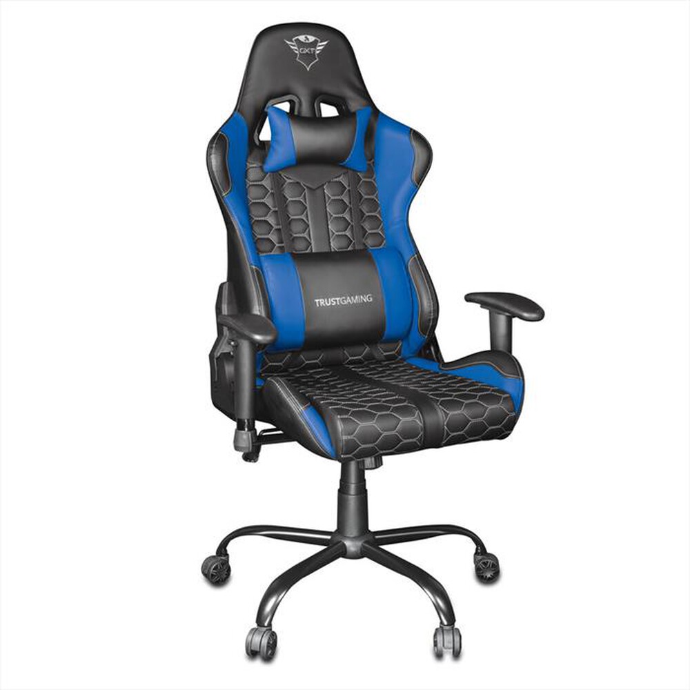 "TRUST - Sedia gaming GXT708B RESTO CHAIR-Black/Blue"