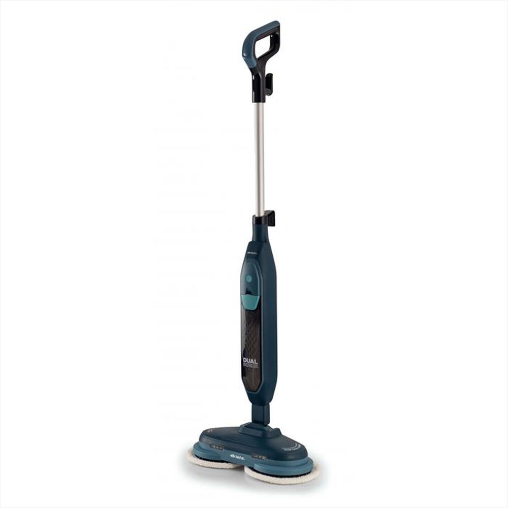 ARIETE - Scopa a vapore con panni 4178 DUAL STEAM SCRUB-Blu