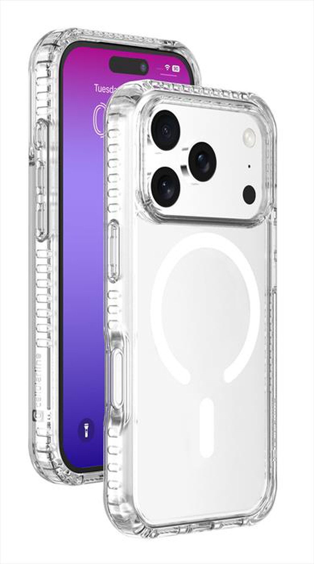 Immagine del prodotto CELLULARLINE - Custodia ULTRA STRONG MAG per IPHONE 17 PRO-Trasparente