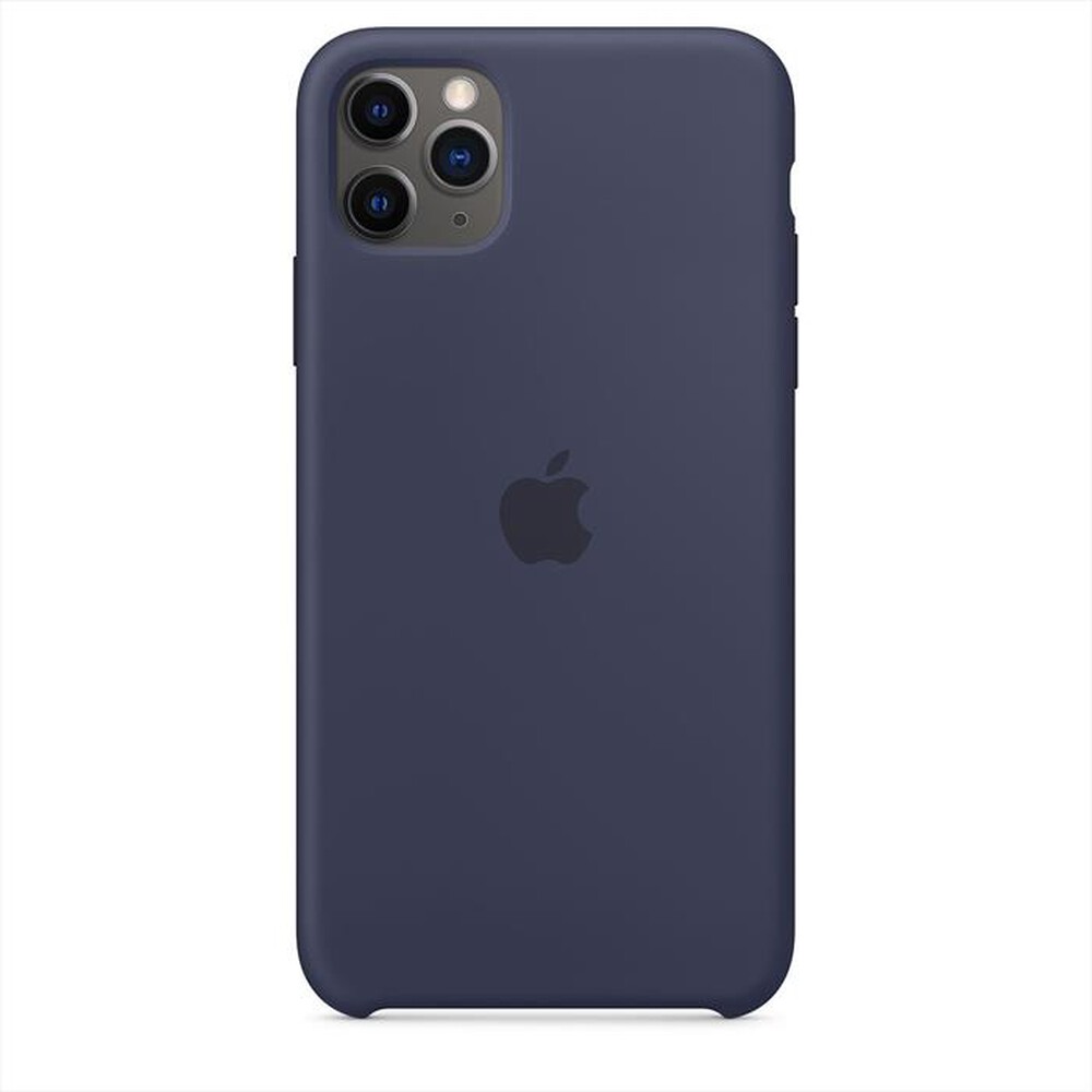 "APPLE - Custodia in silicone per iPhone 11 Pro Max-Blu notte"