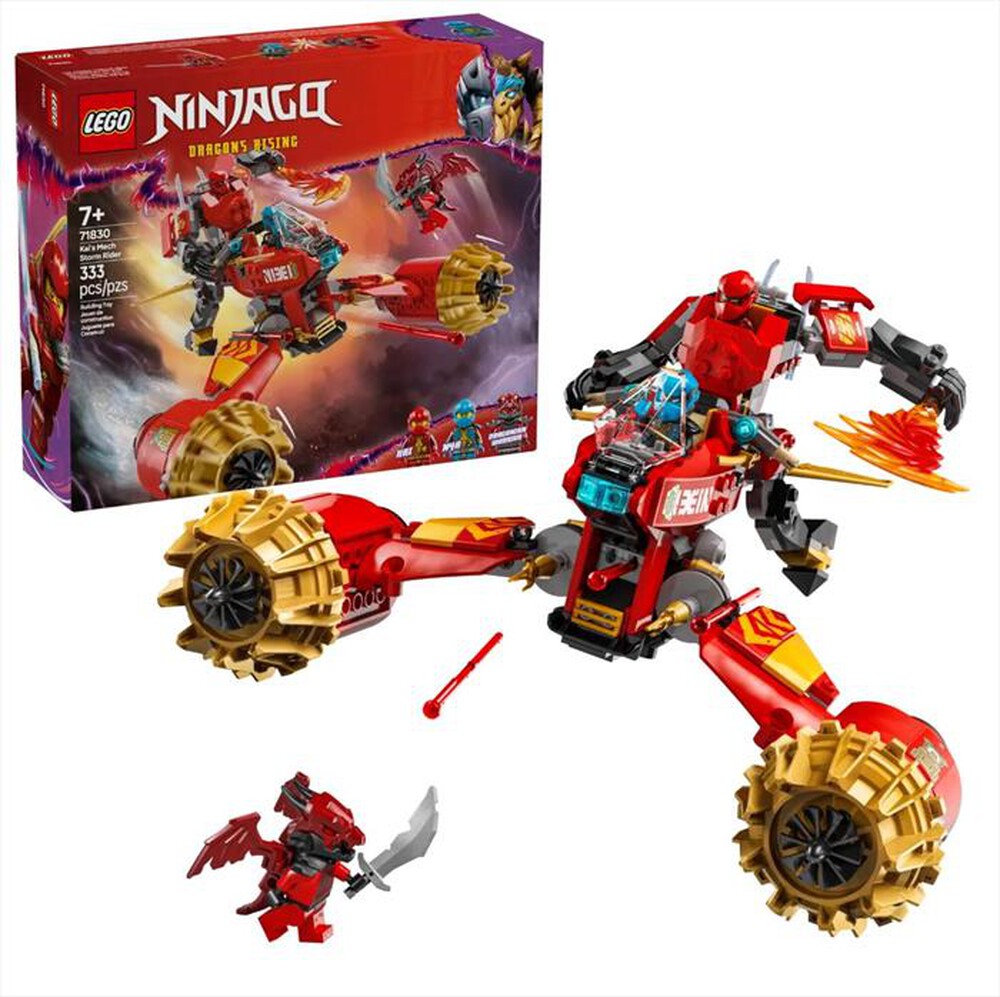 "LEGO - NINJAGO Mech Storm Rider di Kai - 71830-Multicolore"