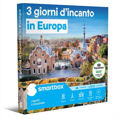 SMARTBOX - 3 GIORNI DINCANTO IN EUROPA-eBox digitale