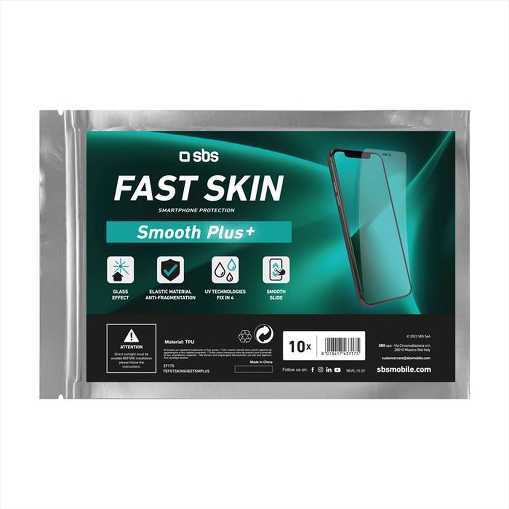 Immagine del prodotto SBS - Screen protector TEFSTSKINSHEETSMPLUS