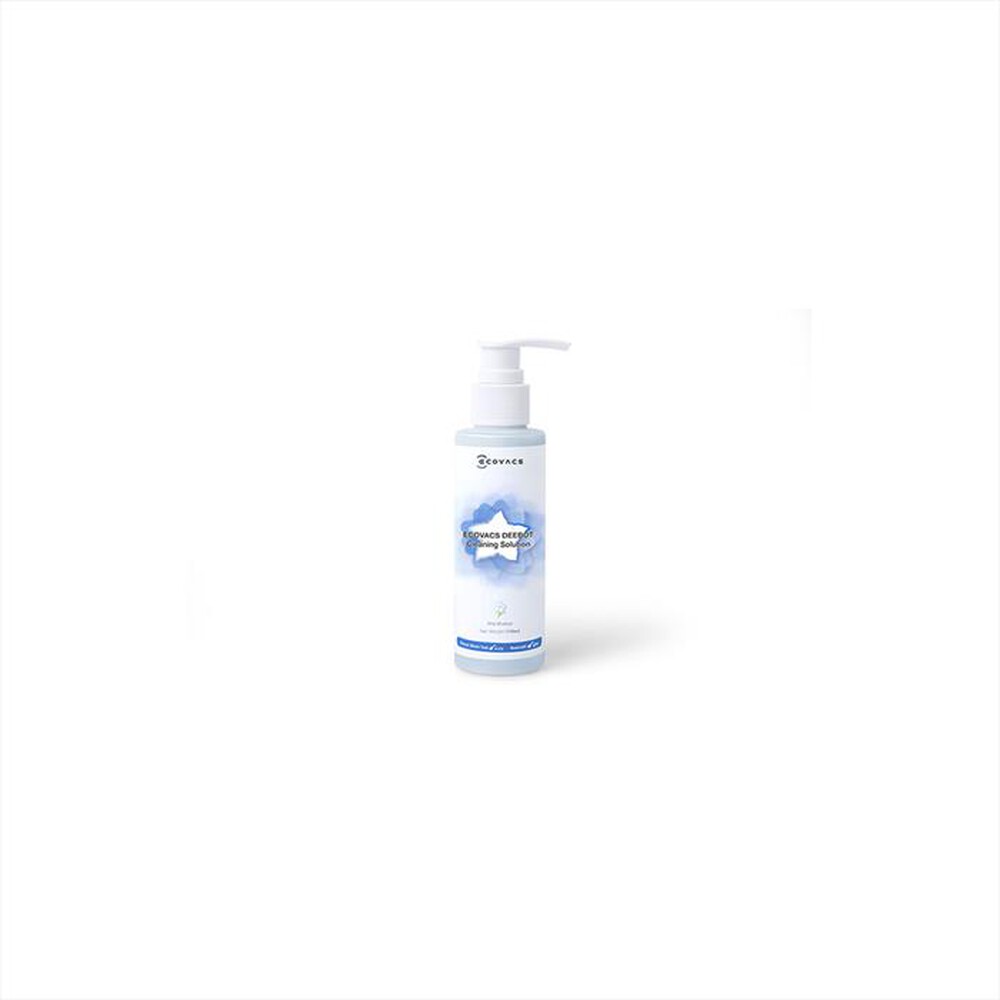 "ECOVACS - SOLUZIONE DETERGENTE DA 110 ML - PER DEEBOT X1/T10-BIANCO"