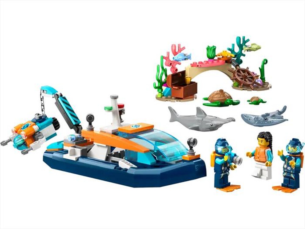 "LEGO - CITY Batiscafo artico - 60377-Multicolore"