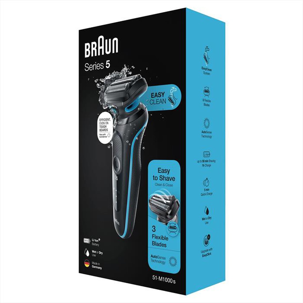 "BRAUN - Rasoio SERIES 5 51-M1000S-Menta"
