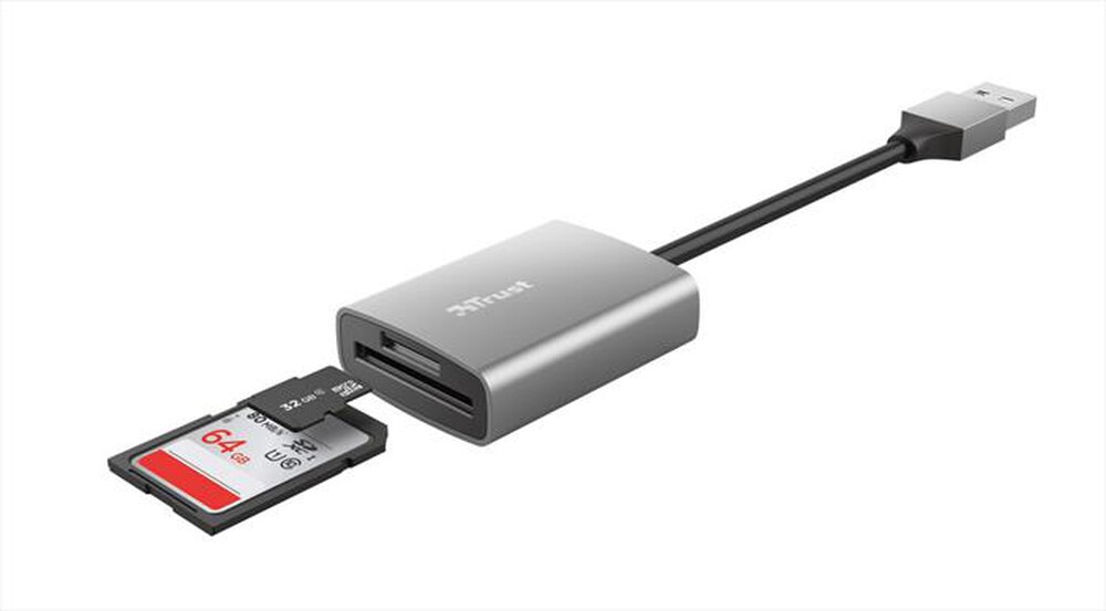 "TRUST - DALYX FAST USB3.2 CARDREADER-Grey"