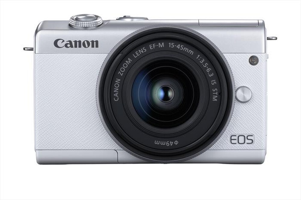 "CANON - EOS M200 WHITE + EF-M 15-45 MM-White/Silver"
