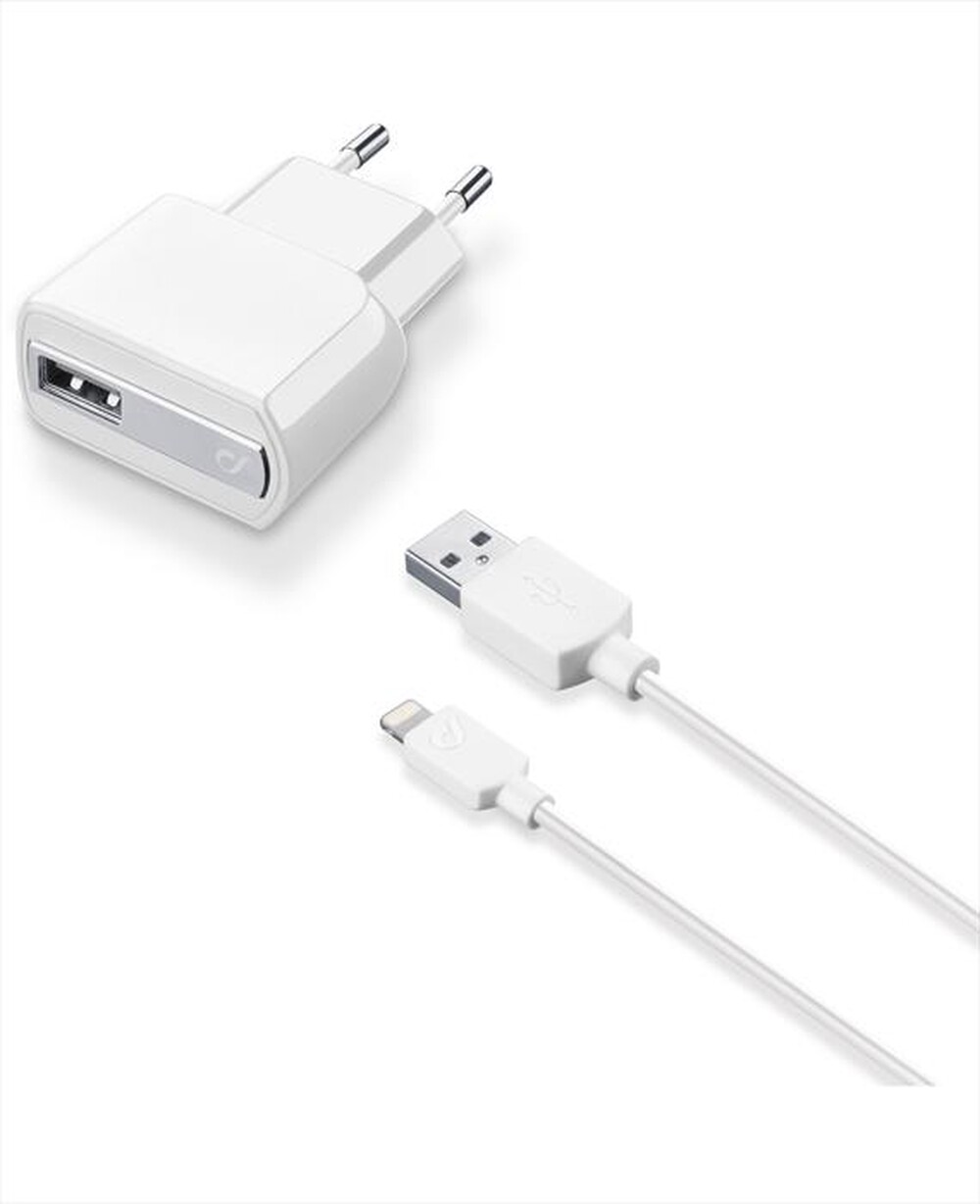 "CELLULARLINE - USB Charger Kit Ultra Apple-Bianco"