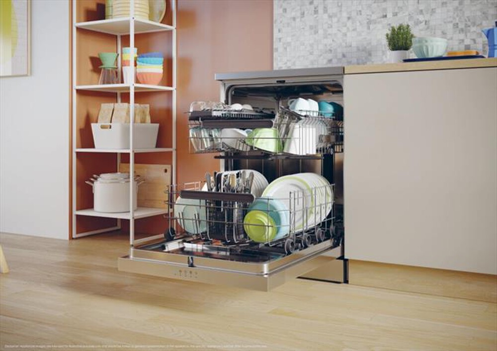 Immagine del prodotto CANDY - Lavastoviglie CF 4E7L0X Classe E 14 coperti-Acciaio inossidabile