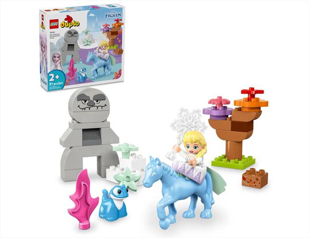 "LEGO - DUPLO Elsa e Bruni nella foresta incantata - 10418-Multicolore"