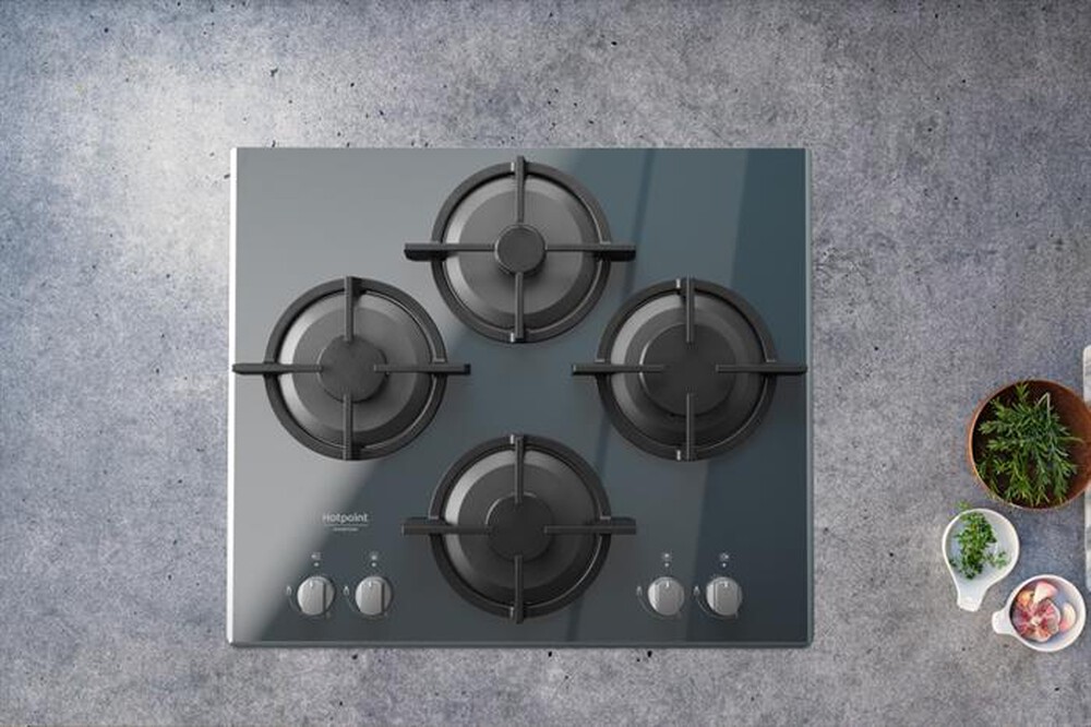 "HOTPOINT ARISTON - Piano cottura a gas HAGD 61S/ICE 4 fuochi 59,6cm"