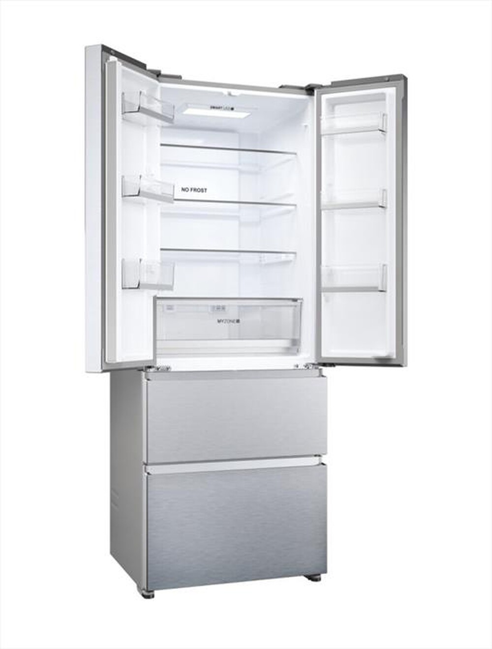 "HAIER - Frigorifero side by side HFR5719ENMG Classe E-Argento"