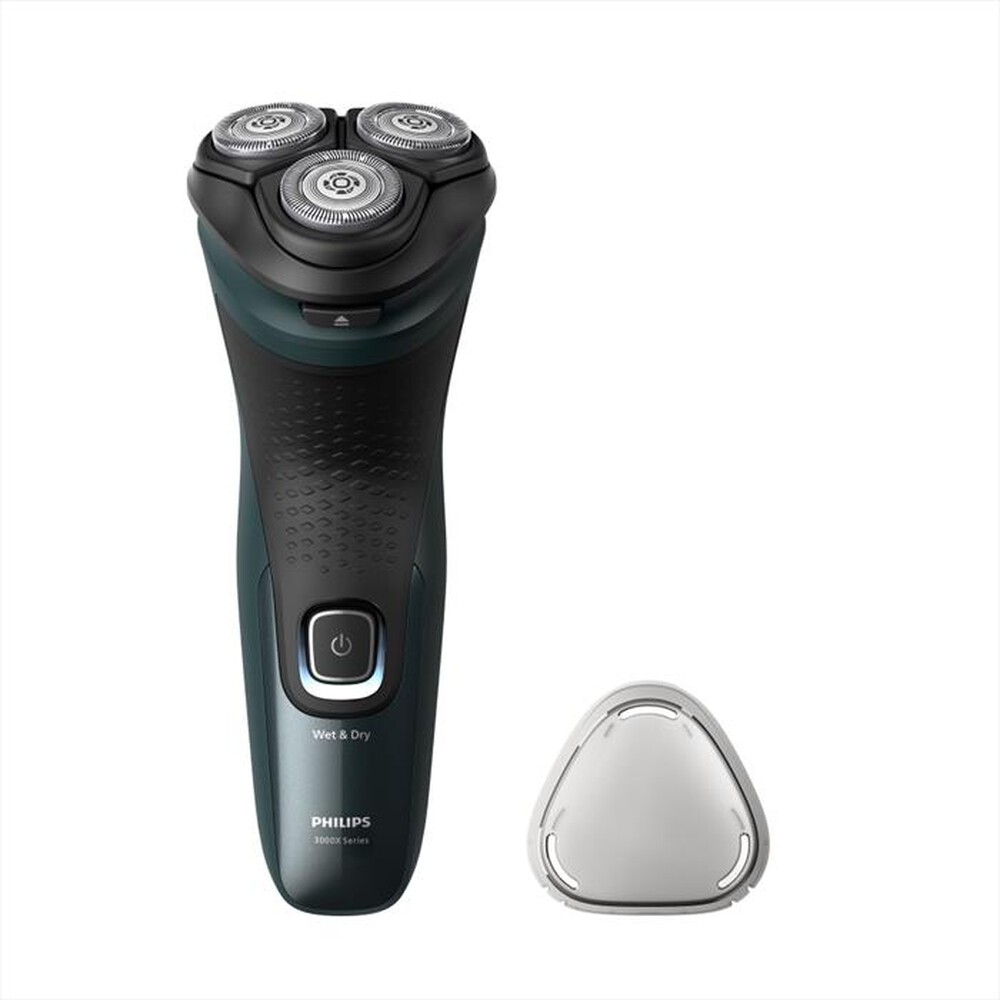 "PHILIPS - Rasoio uomo wet & dry X3052/00-Blu celeste"