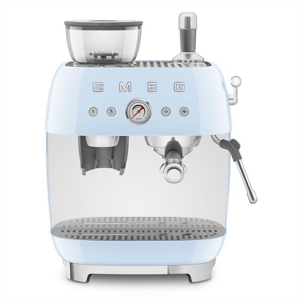 "SMEG - Macchina Caffè Espresso e macinacaffè EGF03PBEU-Azzurro"
