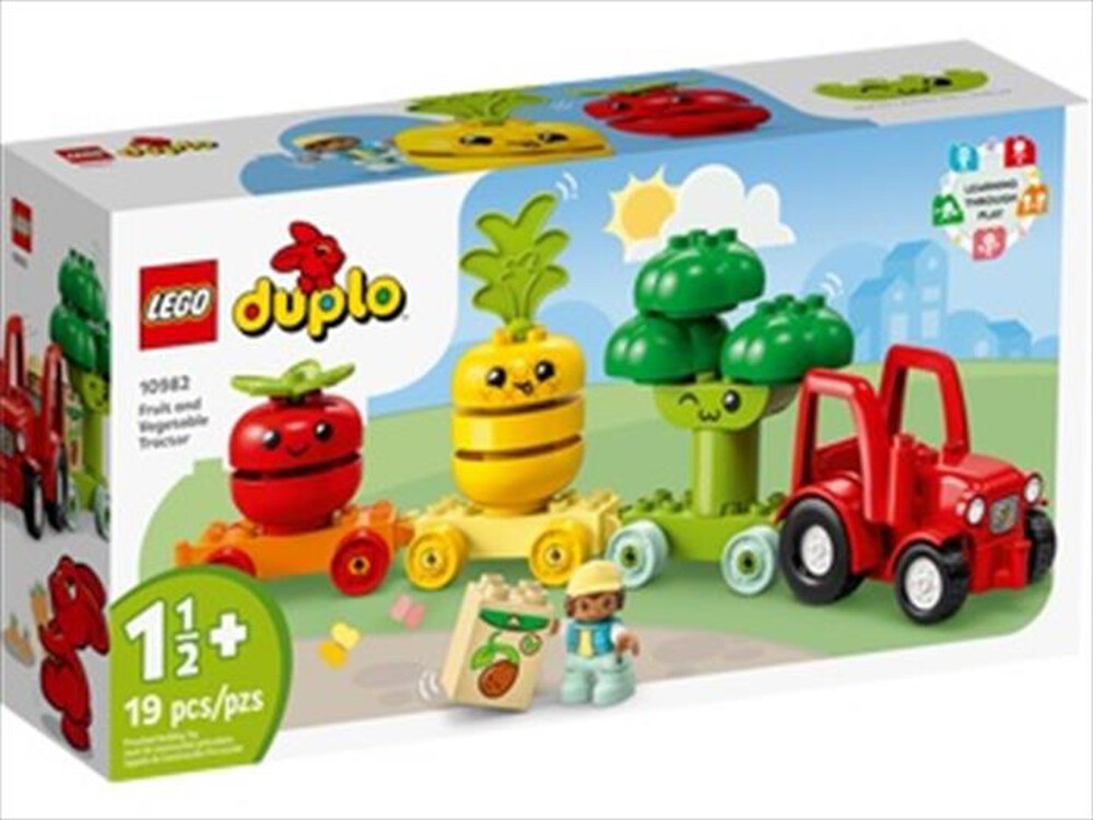 "LEGO - DUPLO Il trattore di frutta e verdura - 10982-Multicolore"