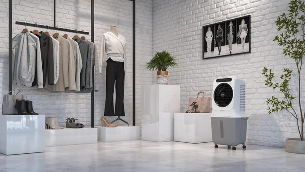 "OLIMPIA SPLENDID - Ventilatore tower PELER 25 WIFI-Bianco - Grigio - Nero"