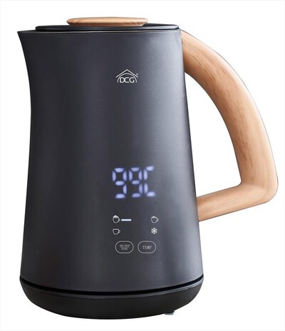 DCG ELTRONIC - Montalatte elettrico WK6292BD-NERO/LEGNO