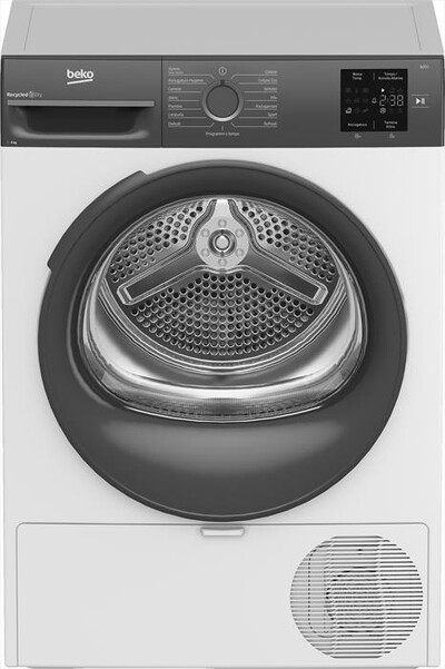 BEKO - Asciugatrice BMTEU93EA 9 Kg Classe D-Grigio, Bianco