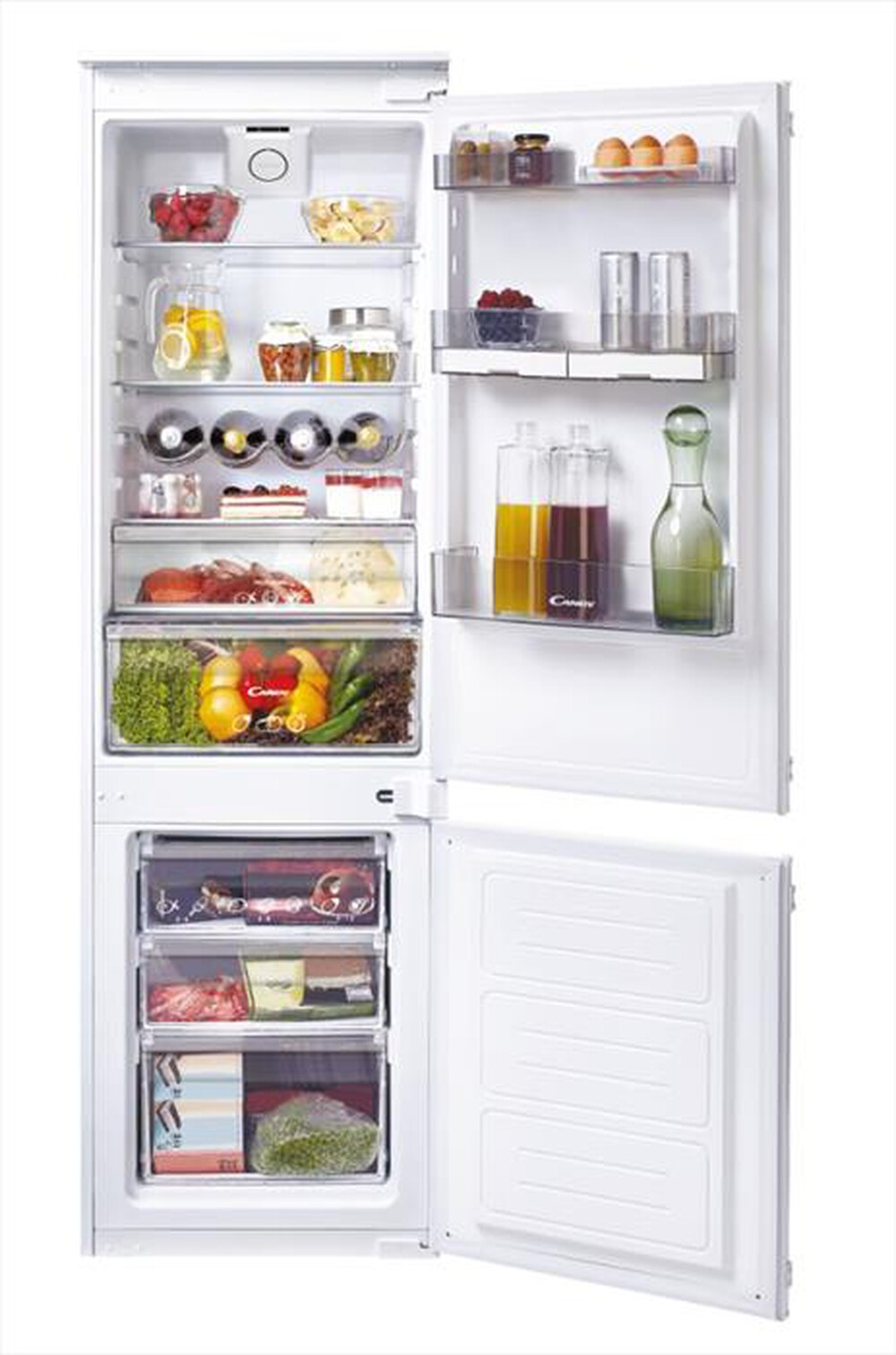 "CANDY - Frigorifero combinato CKBBS 174 FT/N ClasseE 250lt-Bianco"
