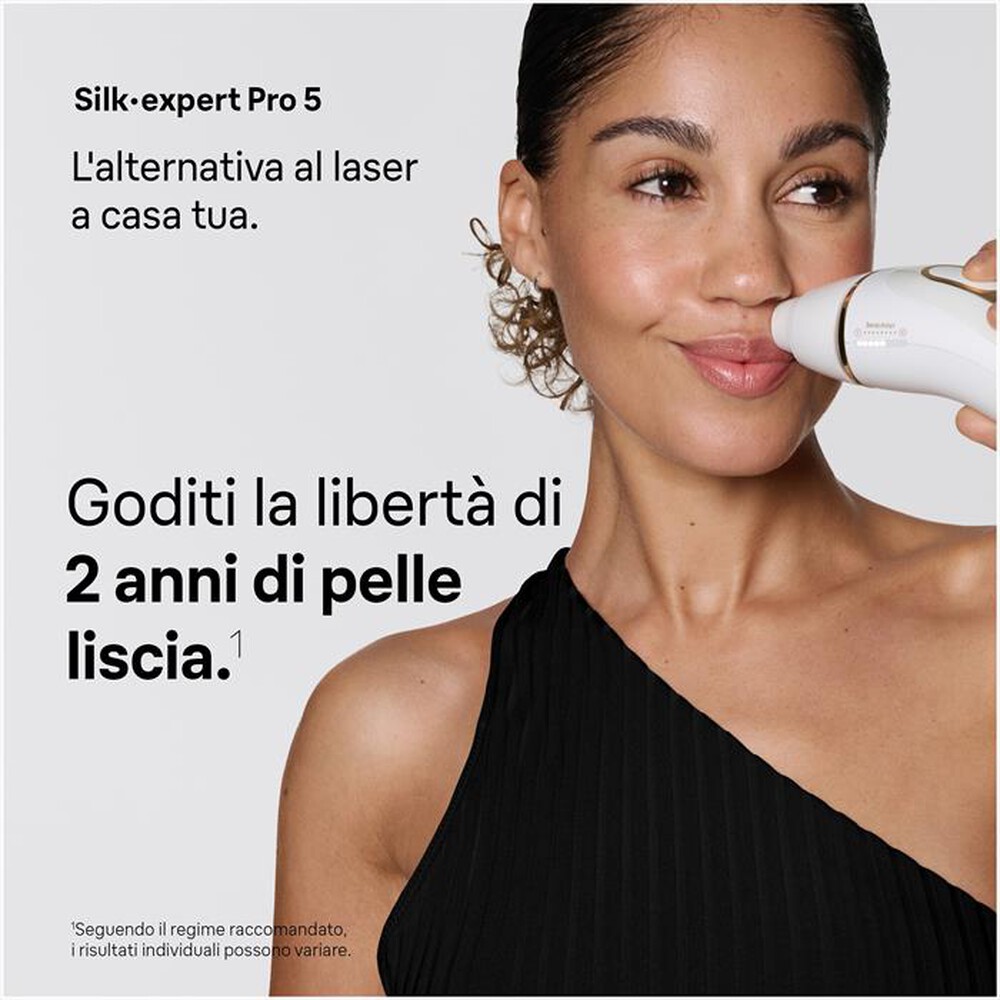 Immagine del prodotto BRAUN - Epilatore a luce pulsata IPL PL5210 BOX EURO-BIANCO/ORO