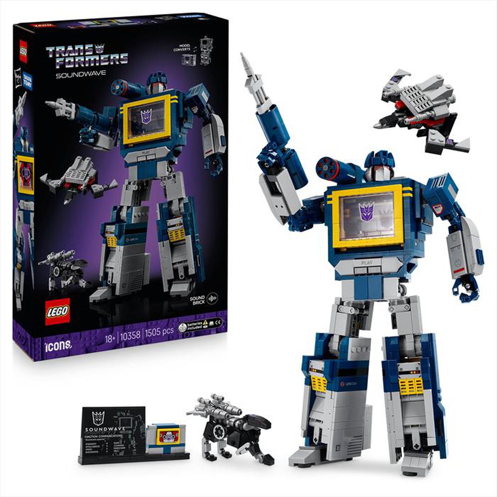 Immagine del prodotto LEGO - ICONS Transformers: Soundwave 10358