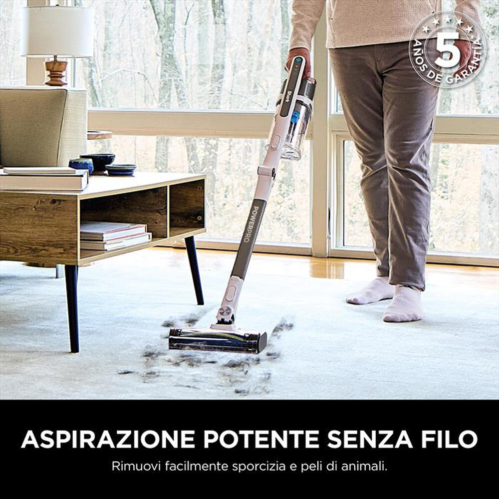 "SHARK - Scopa CORDLESS STICK VACUUM POWERPRO PET-Bianco / Grigio"