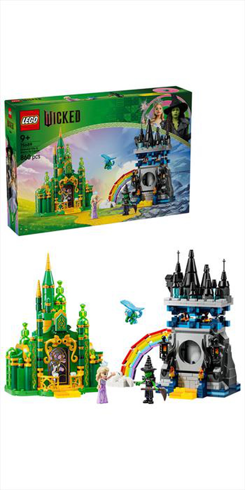 Immagine del prodotto LEGO - WICKED Città di Smeraldo e Castello Kiamo Ko 75689