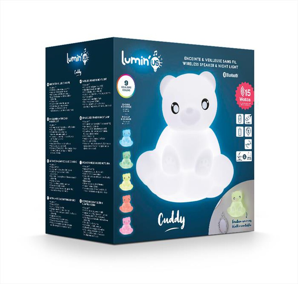 "BIG BEN - LUMIN'US ORSO SPEAKER BT-Bianco"