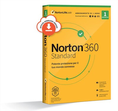 NORTON - Norton 360 Standard 2021 Antivirus 1 Dispositivo
