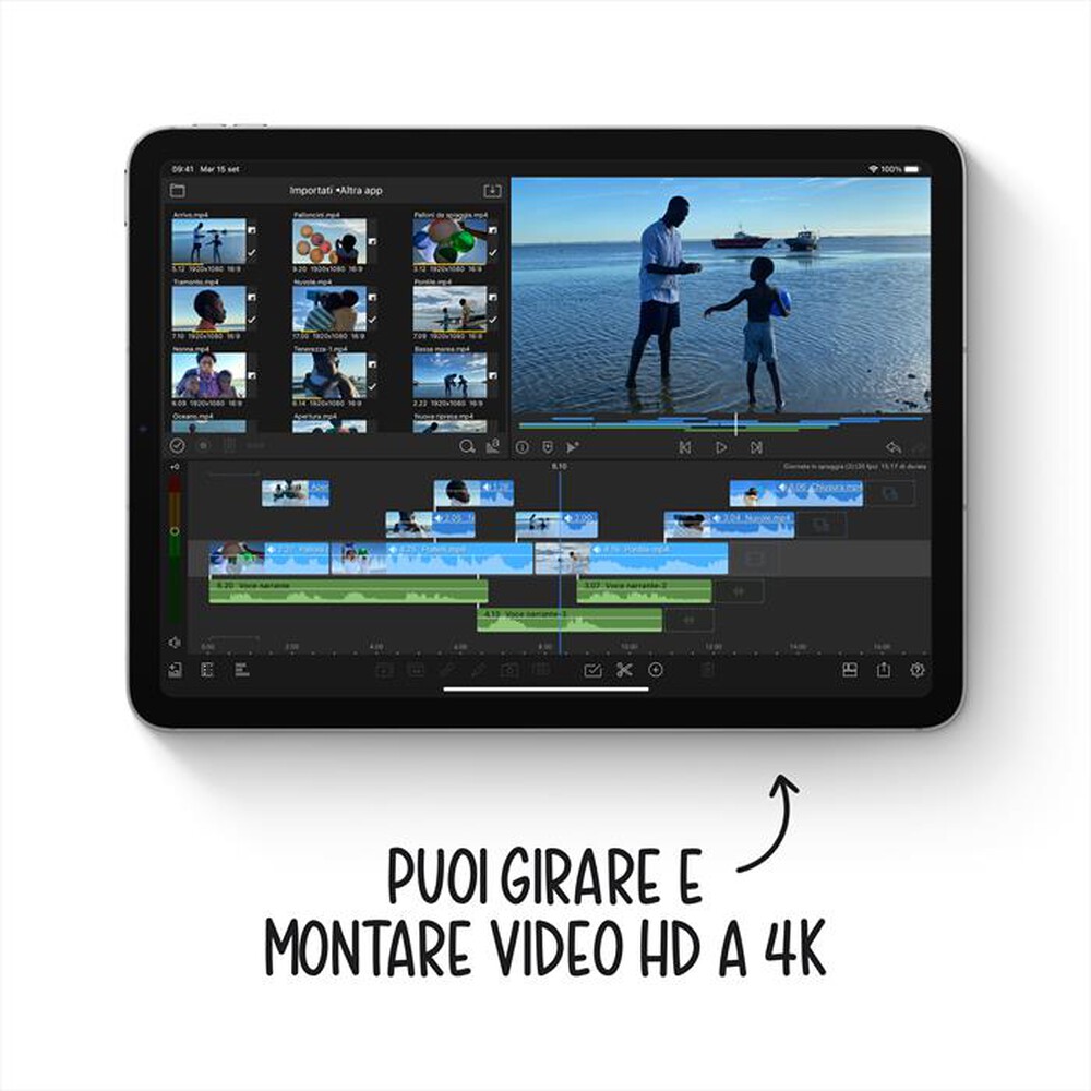"APPLE - iPad Air Wifi 64GB (2020)-Celeste"