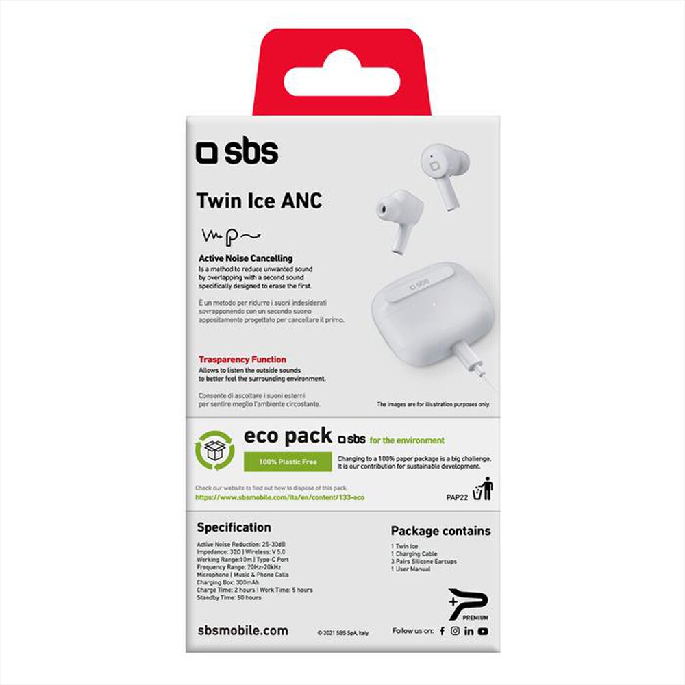 "SBS - TEEARTWSANCBTW-Bianco"