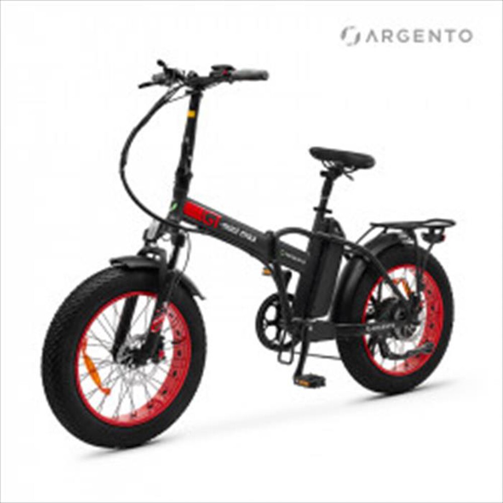 "ARGENTO - E-bike ARBI220010-Nero/rosso"