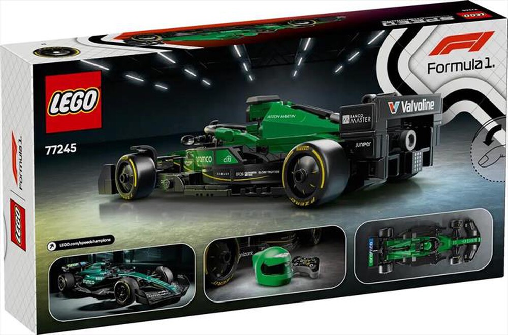 "LEGO - SPEED Auto da corsa Aston Martin Aramco F1 - 77245-Multicolore"