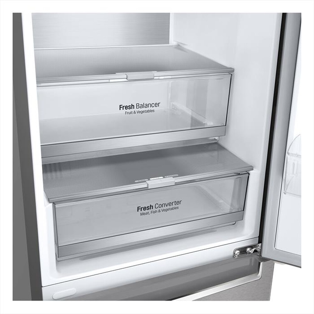 "LG - Frigorifero combinato GBB92MBB3P Classe A 381L-Argento"