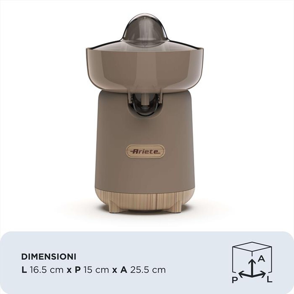Immagine del prodotto ARIETE - Spremiagrumi 0417 BREAKFAST WOOD-Legno, Beige