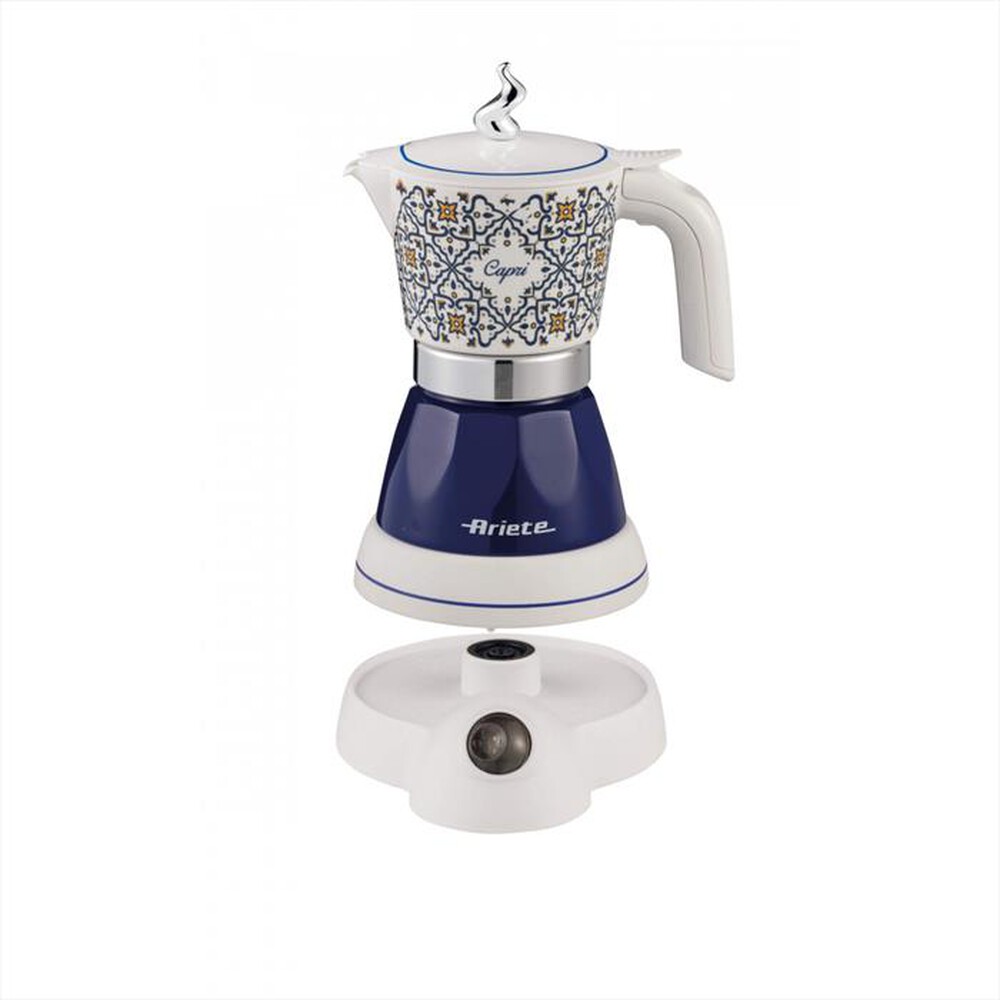 Immagine del prodotto ARIETE - Moka elettrica 1358A CAF ARIETE "CAPRI" INT-Bianco, Blu