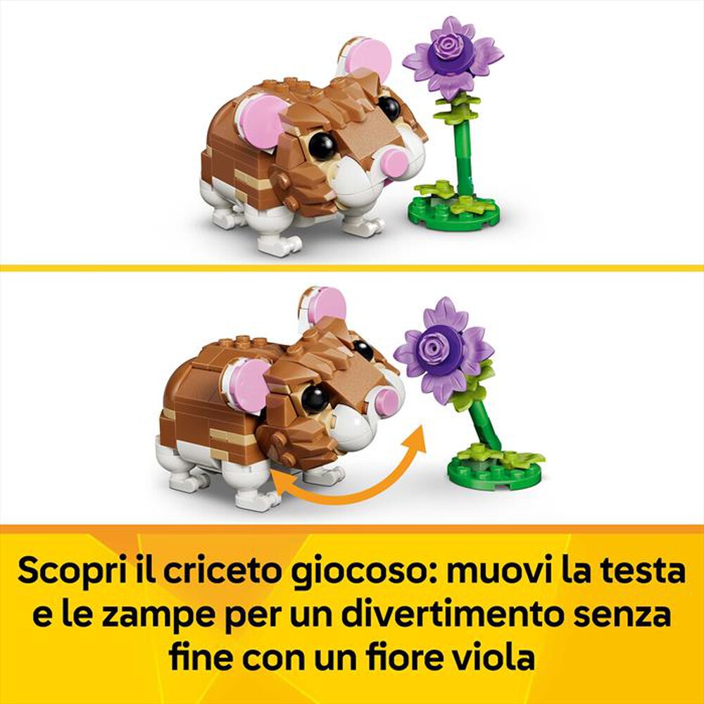 Immagine del prodotto LEGO - CREATOR 3IN1 Simpatico criceto con fiore - 31376
